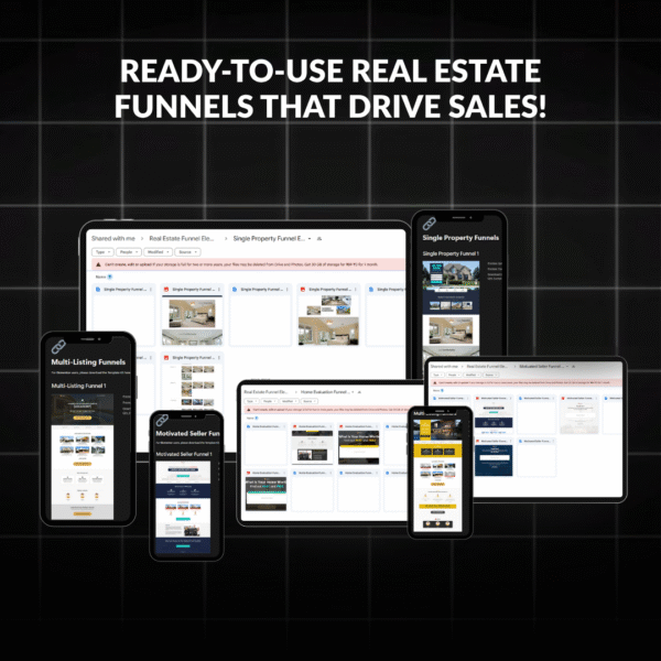 Ready-to-Use Real Estate Funnels That Drive Sales!