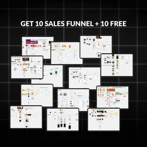 Get 10 Sales Funnels + 10 Free — 20 Proven Funnels That Actually Convert